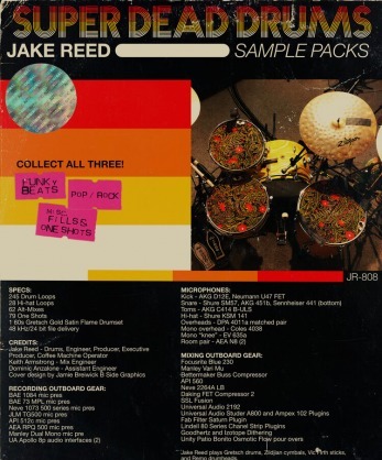 Jake Reed Music Super Dead Drums Sample Pack WAV